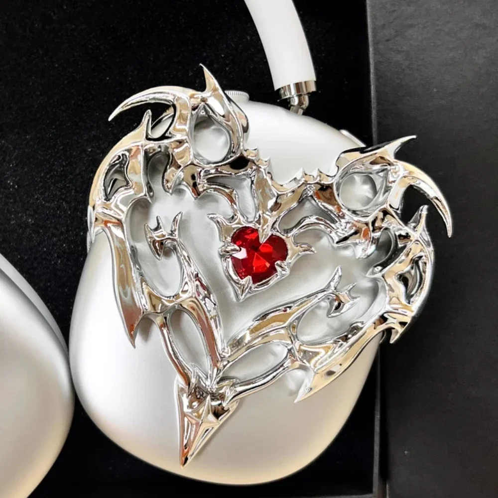 for Sony XM5 Case for Airpods Max Case Cover Headphone Case Custom Love Headphones Decoration Attachment Y2K Earphone Accessory