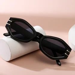 Simple Fashion Small Frame Sunglasses Polarized Brand Design Anti-ultraviolet UV400 Casual Travel Sunglasses for Adult,Women,Men