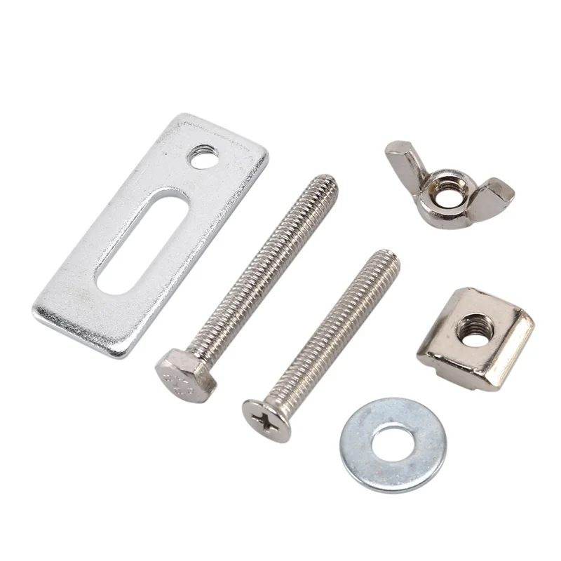 Paquete de 12 abrazaderas de pista en T, Mini Kit de abrazaderas de sujeción de pista en T Compatible con máquina enrutadora CNC 3018-PRO,3018-Prover,1810-PRO-AT30