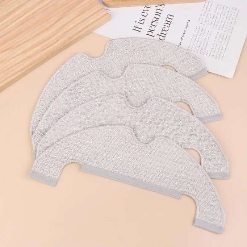 4PCS Mop Cloths For Dreame D10s Plus Robot Vacuum Cleaner Spare Parts Washable Cleaning Rag Robot Vacuum Cleaner Accessories