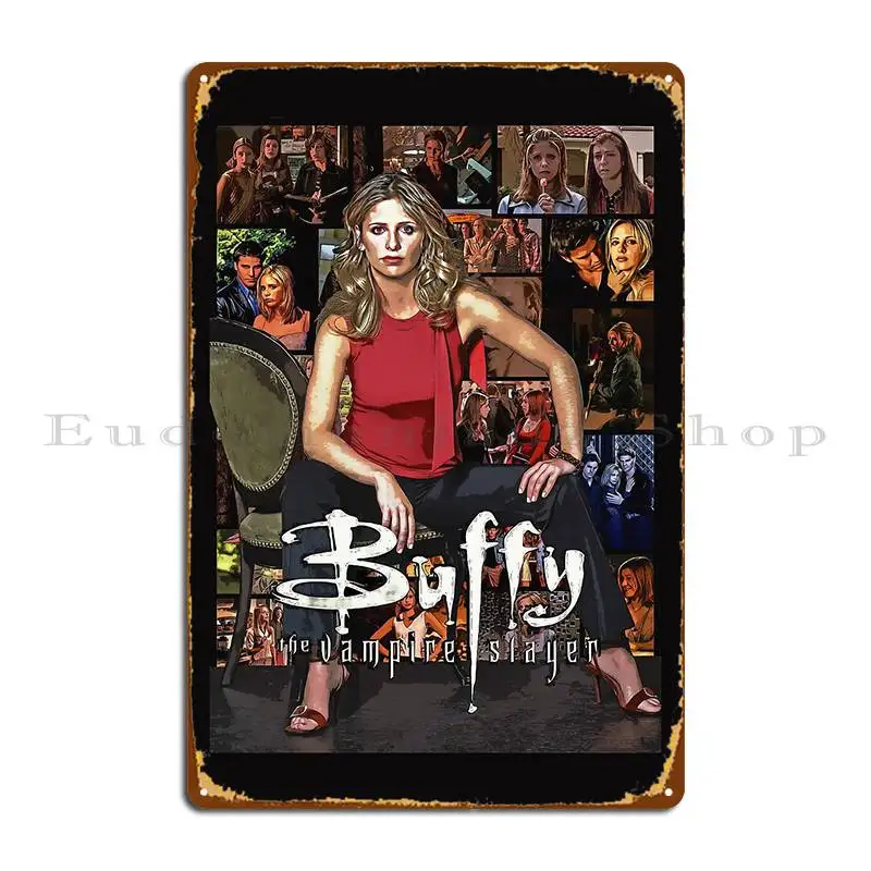 Buffy The Vampire Metal Sign Designing Iron Kitchen Party Cinema Tin Sign Poster