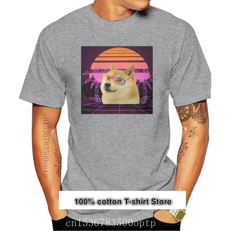 Dogecoin Cripto moneda mineros Meme camiseta para hombres vintage básico Casual sudaderas T camisa nuevo diseño suave