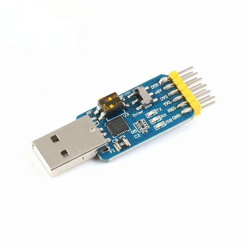 

10 шт. новый USB CP2102 в TTL RS232 USB TTL в RS485 взаимное преобразование 6 в 1 модуль преобразования хороший