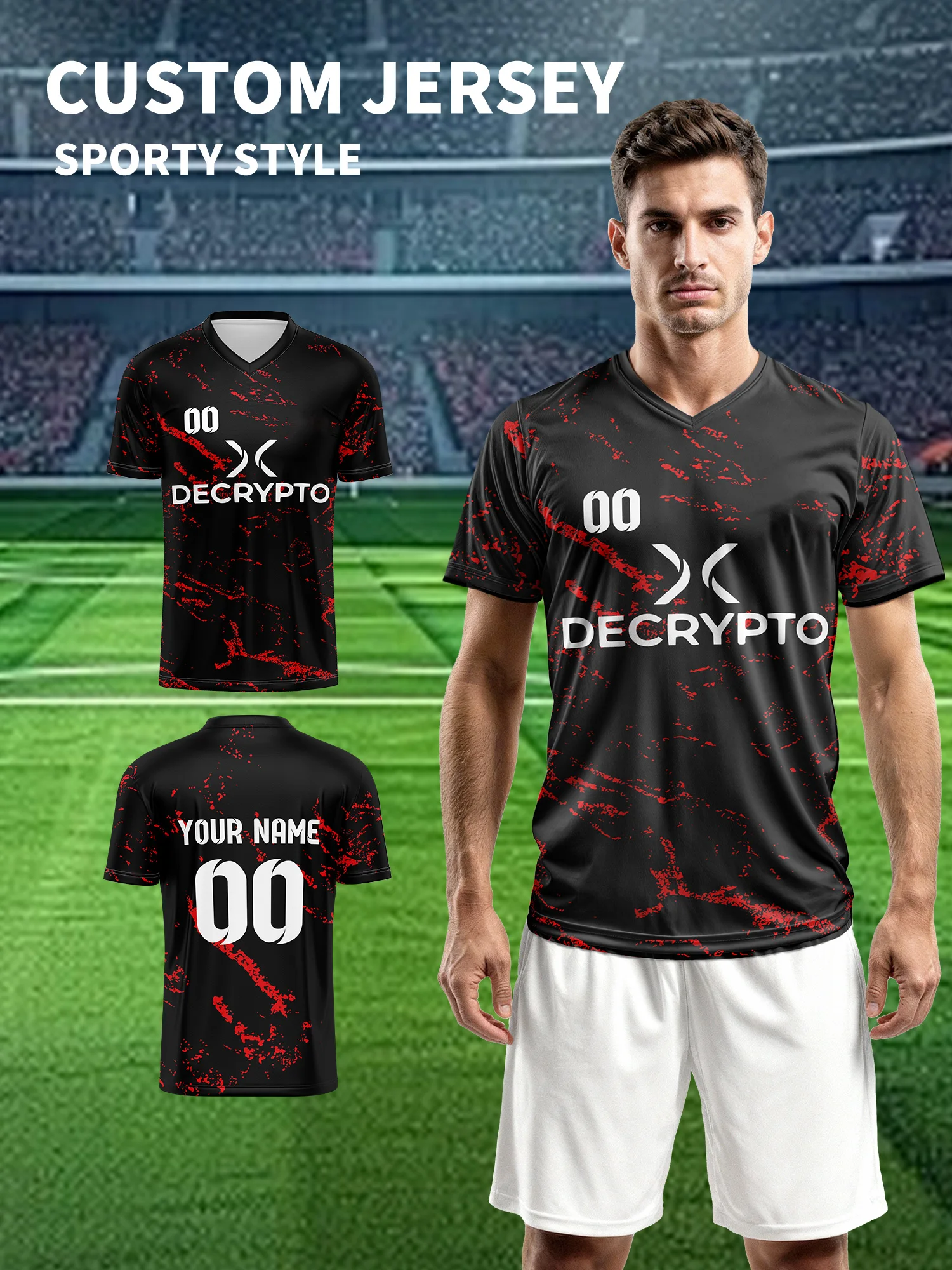 

Создайте свой собственный футбольный джерси | Индивидуальное имя и номер | Дышащая футболка для тренировок по футболу/поставщик индивидуальных футбольных маек