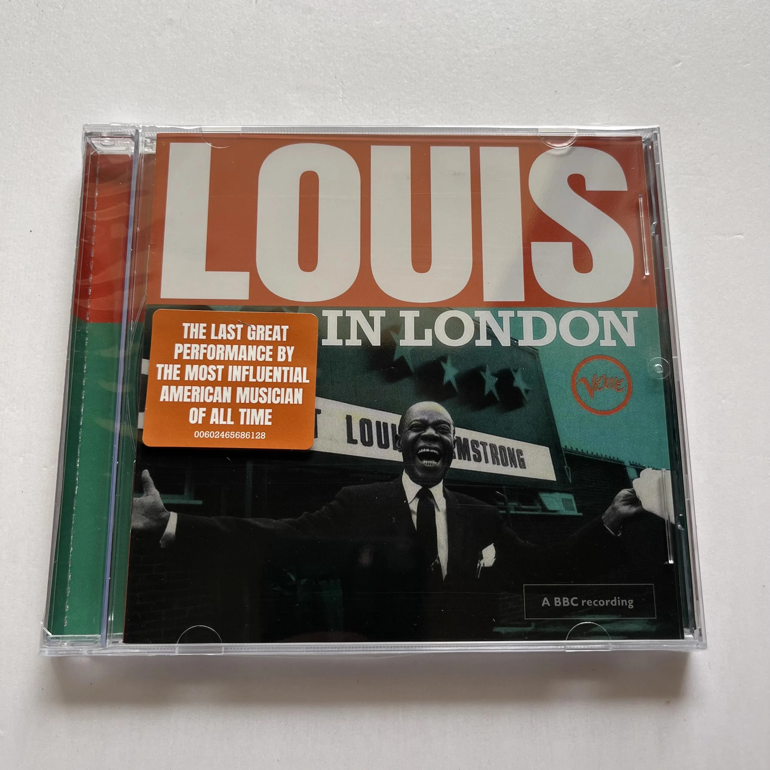 

Jazz Louis Armstrong Music CD Louis in London Album Music Record Cosplay Walkman Car Soundtracks Box Party Music Collection Gift