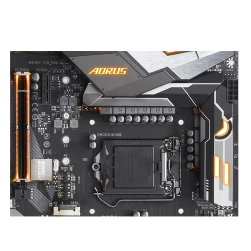 Imagem -02 - Desktop Mainboard Usado para Intel Gaming Computador Usb 3.0 Sata3 Ddr4 64g Z370 Aorus Lga 1151