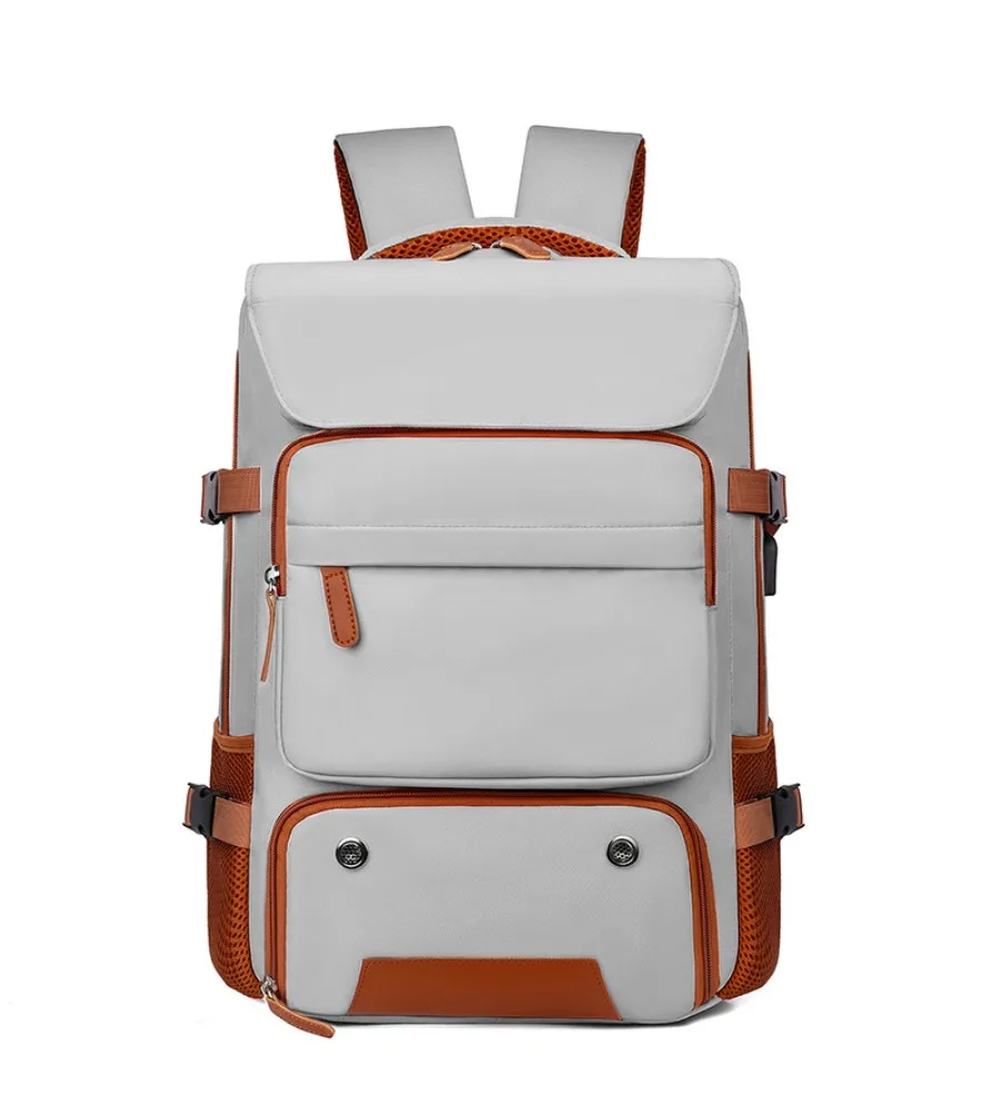 Backpack Men's Large Capacity Business Trip Commuter Sports Anti-splashing Crossbody Portable Multifunctional Backpack