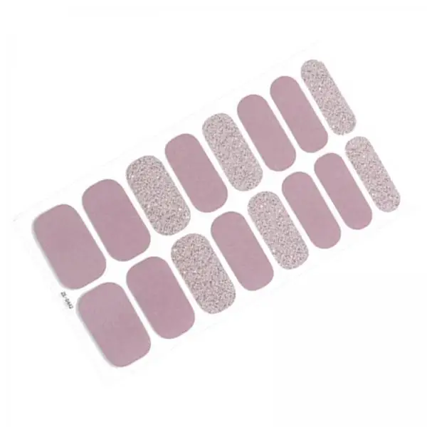 Gel Nail Polish Stickers Semi Curing Real Gel Strips Full Cover Easy Apply Peel Off Nail Decals for Beginner Friendly Manicure