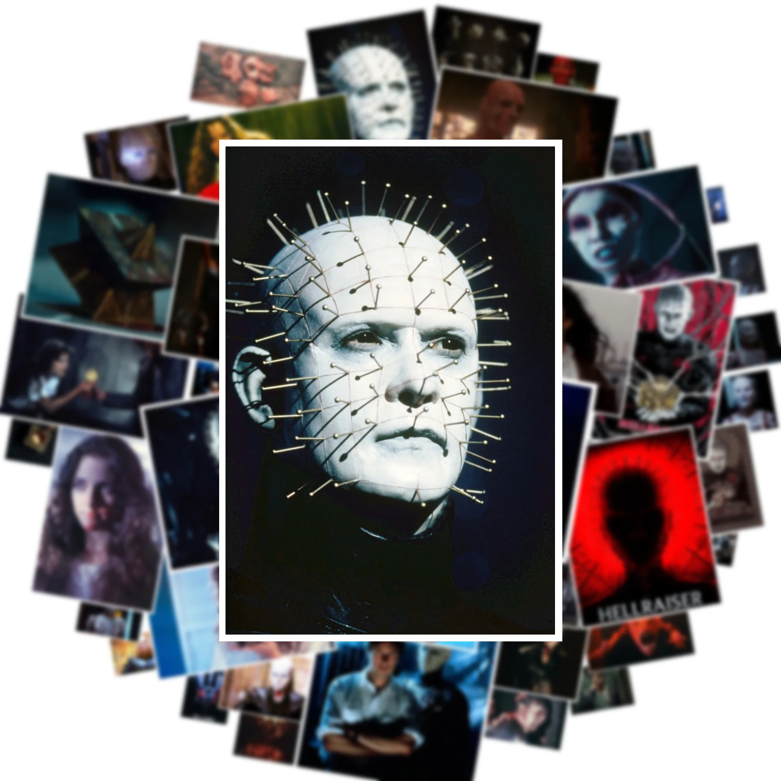 10/30/50PCS Horror Movie Hellraisers Pinhead Stickers Catoon Waterproof Graffiti Vinyl Decals Laptop Toy Kid Gifts