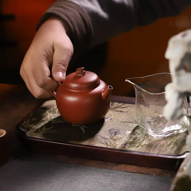 Authentic Yixing Zisha Teapot A Renowned Craftsman Purely From Original Zhuni Clay 