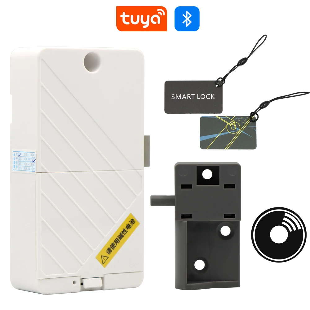 

Tuya Smart Invisible Electric Biometric Lock - Keyless App-Controlled Smart Door Lock for Drawers Cabinets Lockers Furniture