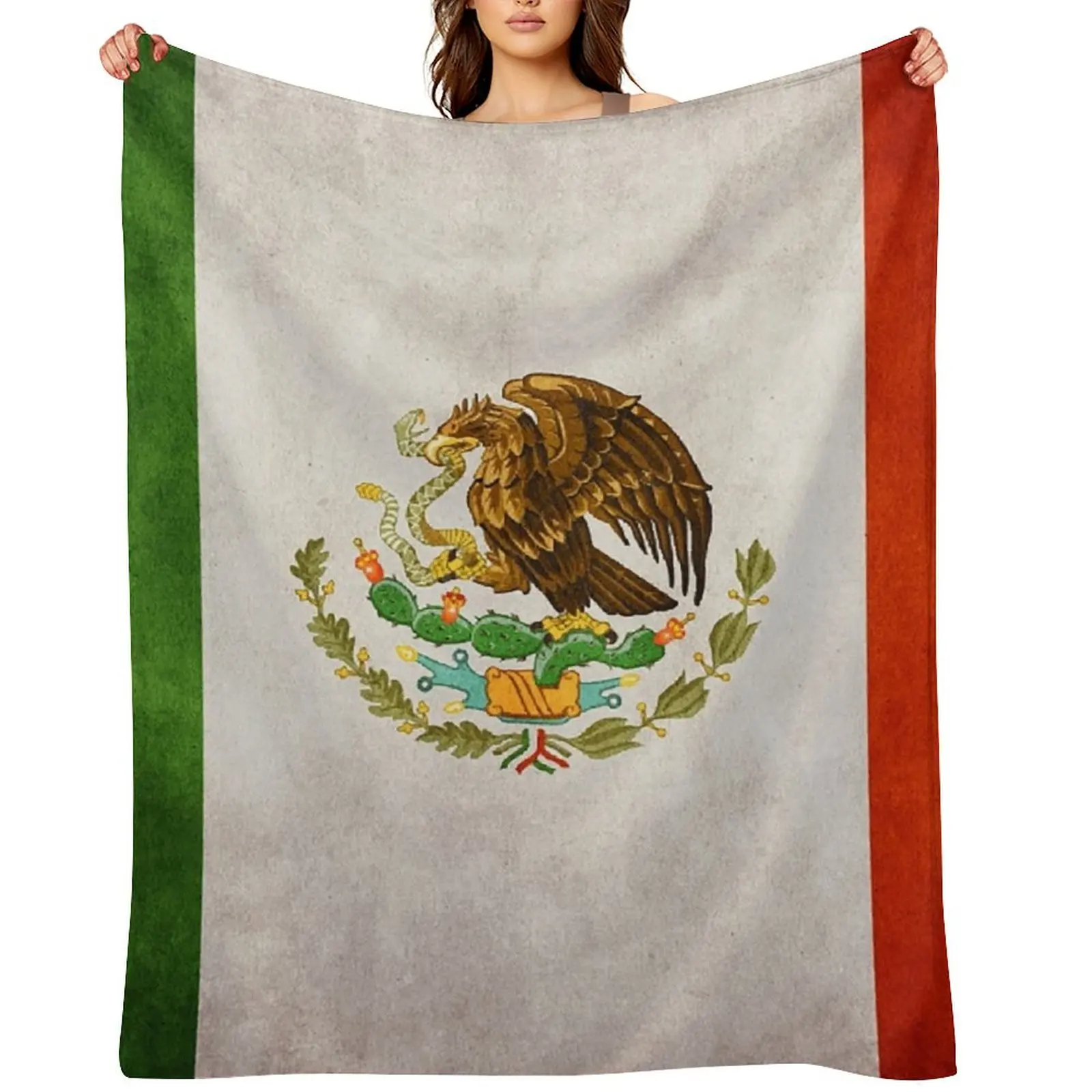 

Mexico Mexican Flag National Flag of Mexico Throw Blanket Fashion Sofas Bed linens Sleeping Bag Winter beds Blankets