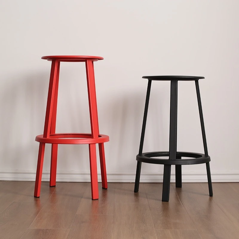 Rotating bar chair Simple metal bar stool Home modern high stool