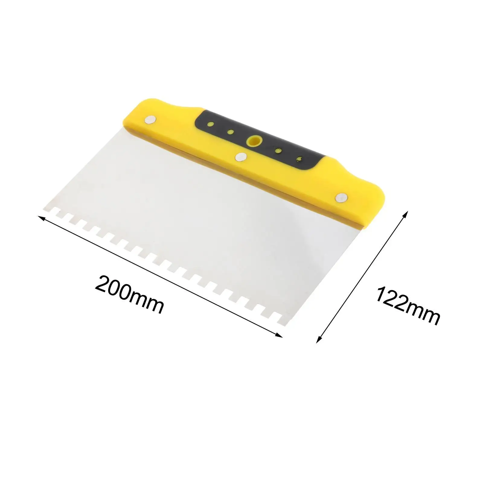 Finishing Trowel Wall Grout Spreading Tools Steel Trowel Putty Notched Spatula Concrete Drywall Trowel Construction Tools