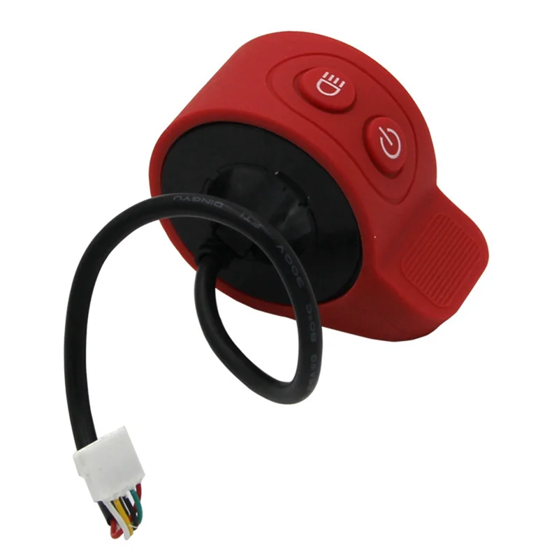 Acelerador de dedo Scooter elétrico para X6, X7, X8, gatilho, acelerador, interruptor de controle de velocidade, vermelho, apto para X6, X7, X8