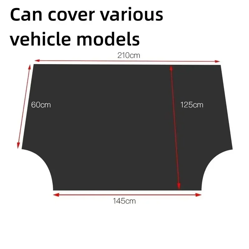 Car Snow Shield Magnetic Winter Snow Shield Front Windshield Cover Anti-frost Sun Protection Car Cover Parasoles Para Coches