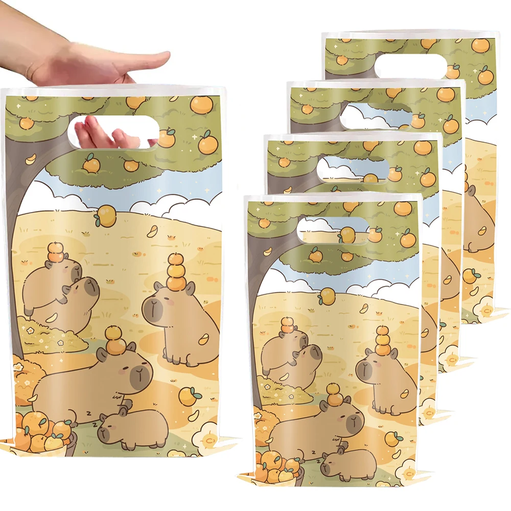 10~30 Capybara Birthday Party Decorations Party Favor Bags Candy and Cookie Gift Bags, Storage Bags, Cute Cartoon Party Supplies