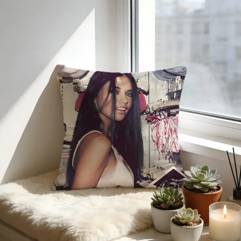 Funda de cojín Adriana Lima, cojín de terciopelo acogedor, cojín suave y cálido para sofá y cama