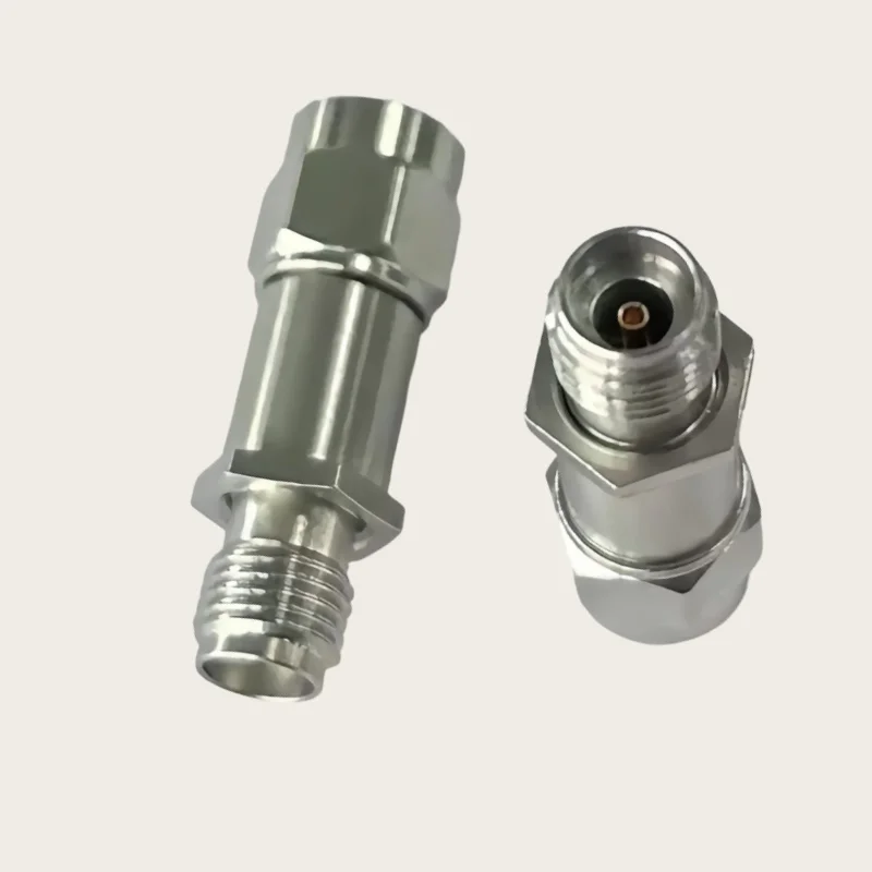 Connector2.92MM Male to SMA Male Female Millimeter Wave Stainless Steel 26.5G High Frequency Test Adapter