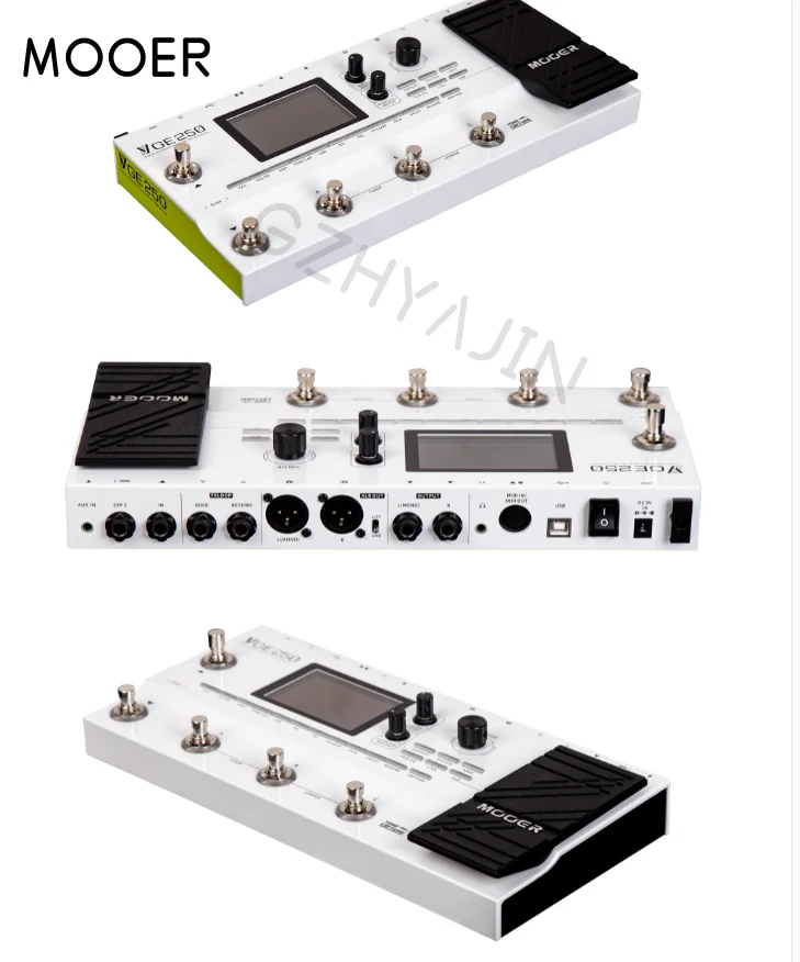 New MOOER GE250 Multi-Effects Guitar Pedal 70 AMP Models 180 Effect Types 70s Looper 32 IR Digital AMP Modelling Pedal