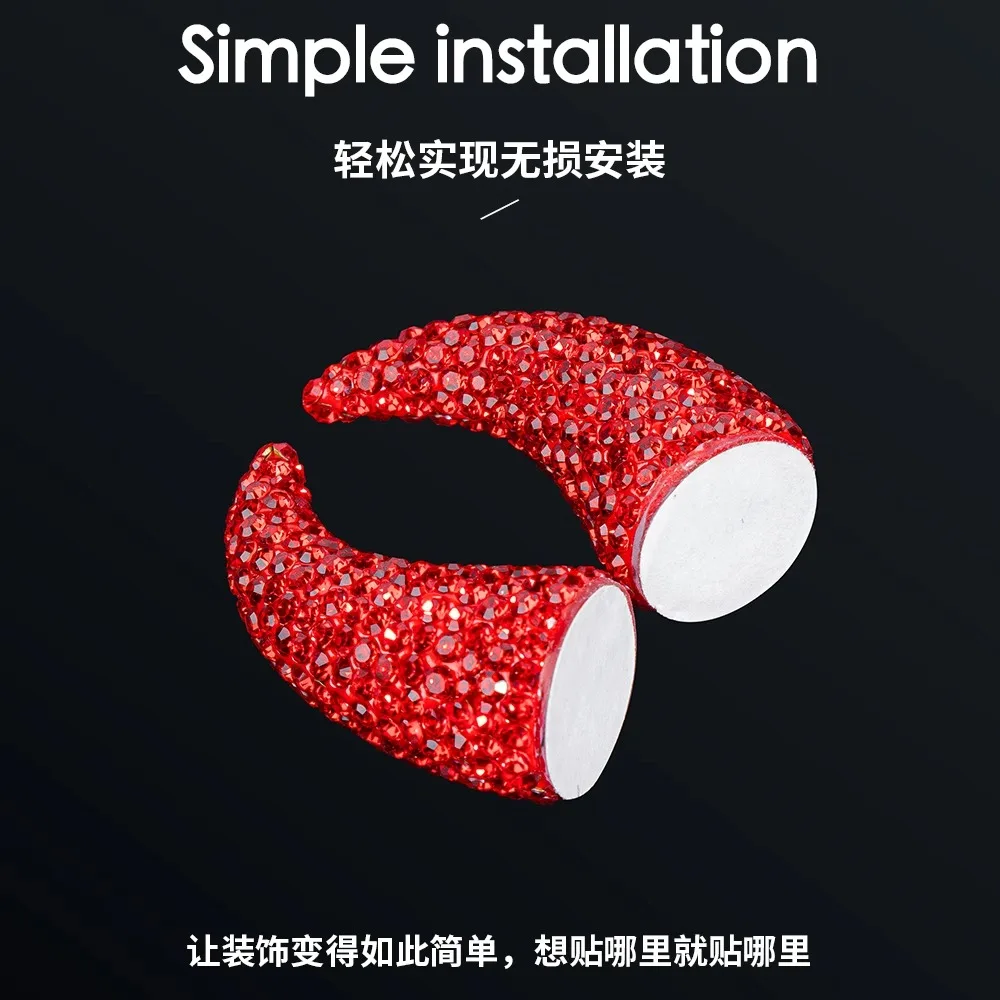 Universal Car Bling Stickers Dashboard Center Clock Compass Cover Rhinestone Stopwatch Decorative Sticker For Porsche BMW Audi