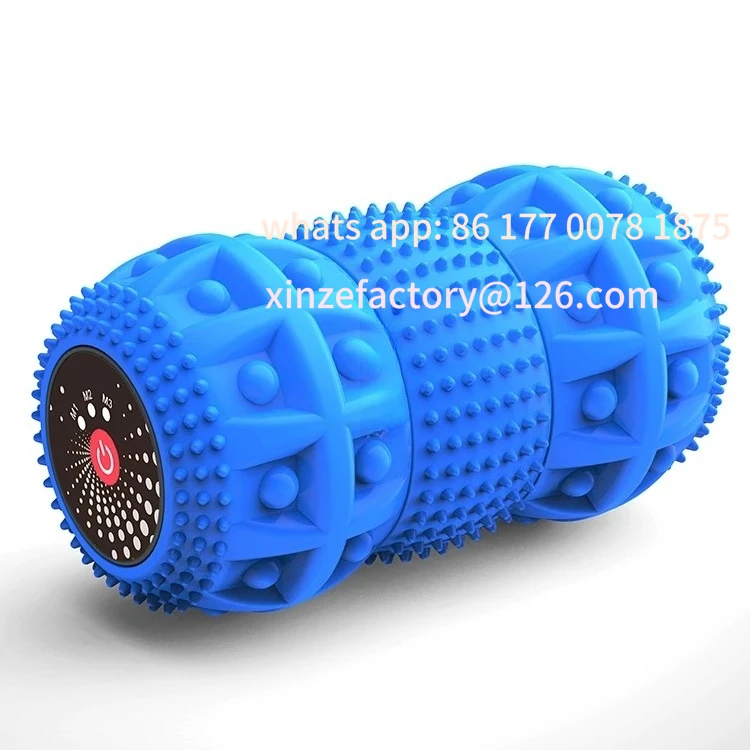 Customizable yoga ball three block adjustable intensity massage wheel body massager deep massage ball
