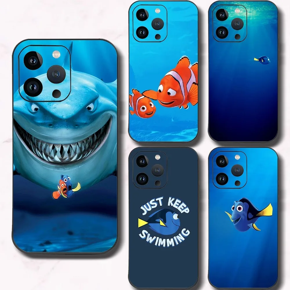 F-Finding Dory Phone Case For Iphone 15 11 13 14 Pro Max 7 8 Plus X Xr Xs Max Se2020 12mini Cover Case