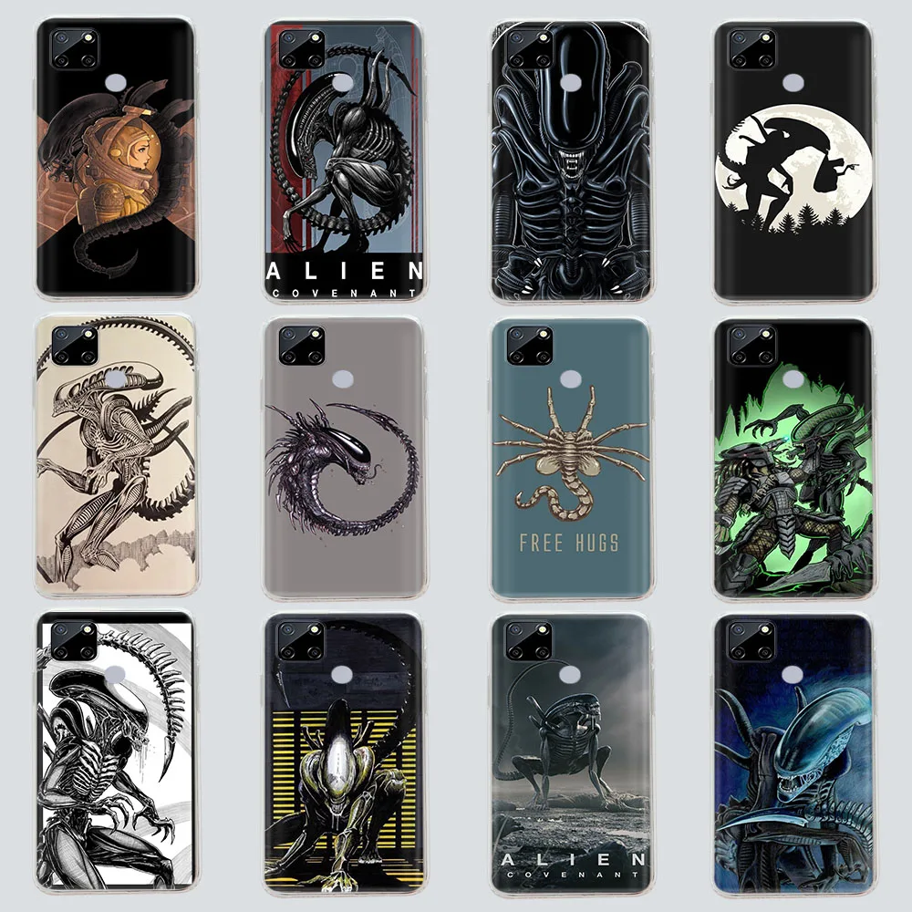 Transparent Case for Motorola Moto E4 E5 Z2 Play GO G 5G Power G4 G6 Plus Soft Cover Alien Movie