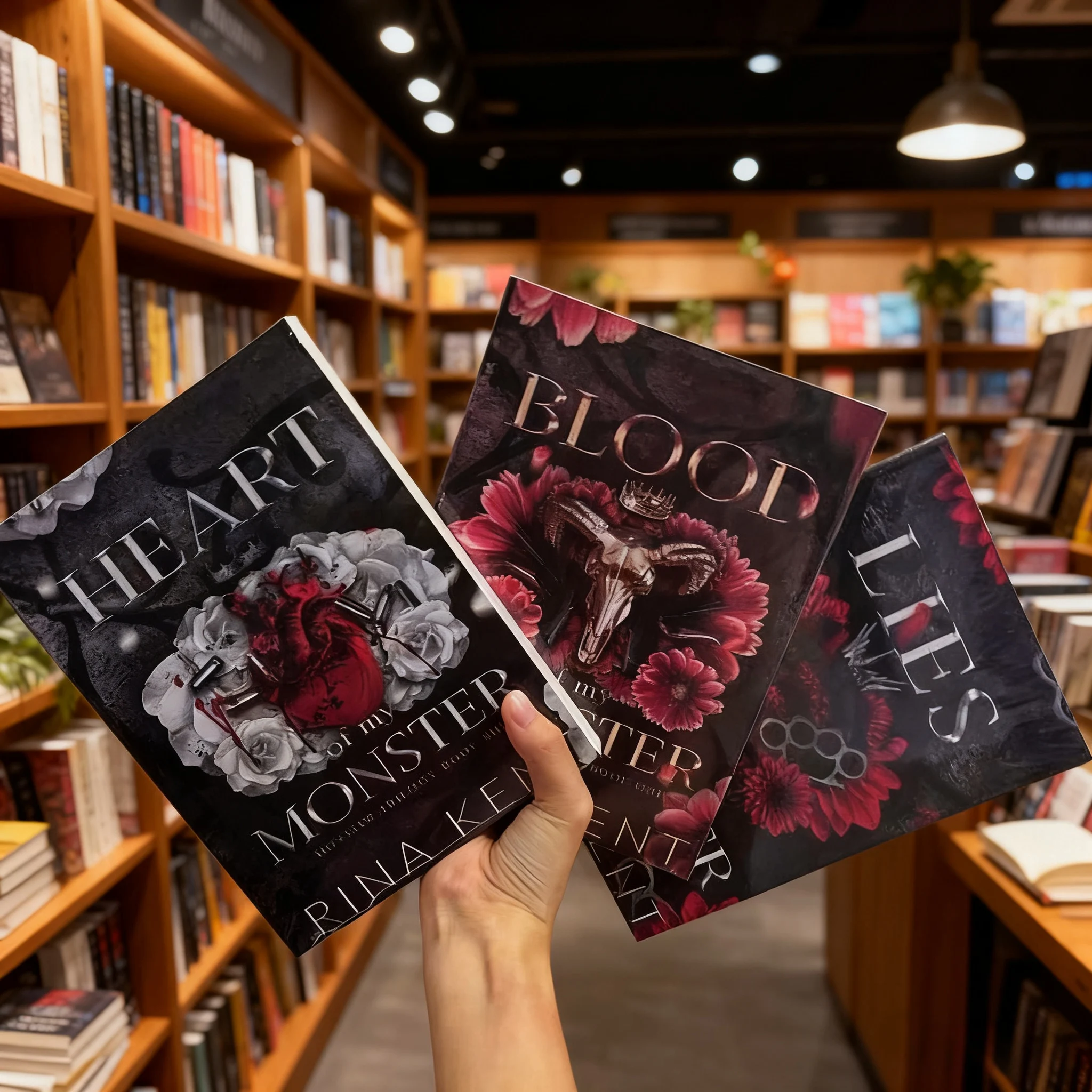 

1 Book,lies/heart/blood of my monster Trilogy Vol.1/2/3 Paperback English Books