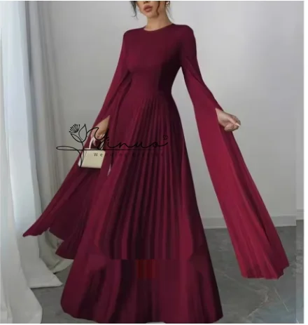 

customized Birthday Evening Dress Ankle Length Long Sleeves Summer Elegant Wedding Party Gowns For Women Arab 2025