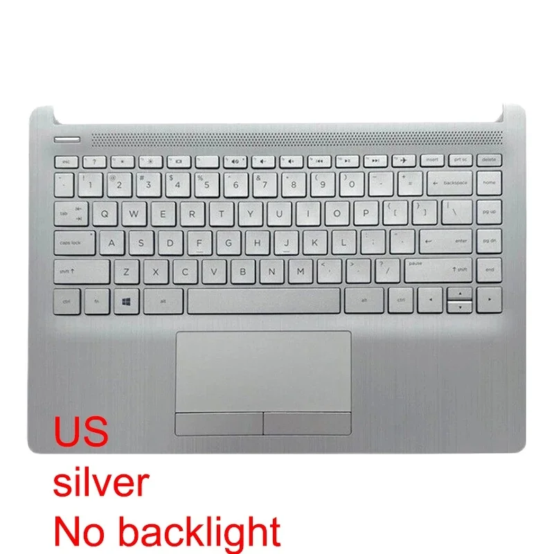 For HP14 14-DF 14-DK 14-CF DP 14S-CR 240 245 246 G8 G9 TPN-I130 TPN-I135 laptop palm rest upper cover case keyboard M23367-001