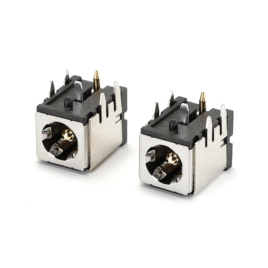 100Pcs DC-007B DC Power Plug 5.5*2.0-2.5 DC Connector Female Socket 30V 5A Large Current Load Mini DC Audio Jack