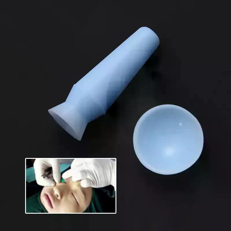 Soft Silicone Embedding Eyeball Protector Cover With Absorber Ocular Shield For Blepharoplasty Instruments Ophthalmic Surgery