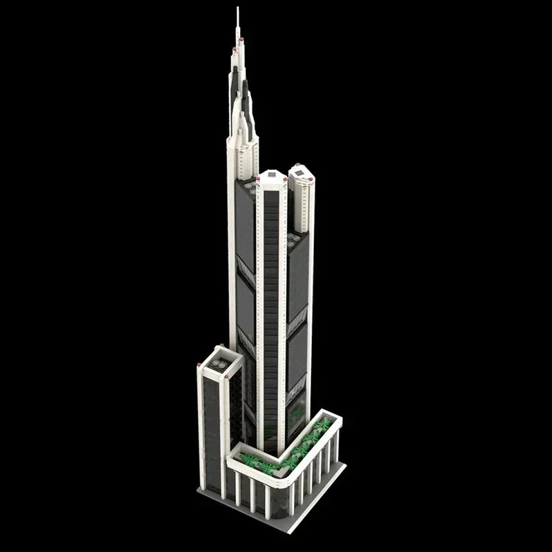 Blocs de construction Moc Urban Street View, tour océanique et tour AVN, technologie modulaire, cadeau de noël, jouet, ensembles de bricolage, assemblage