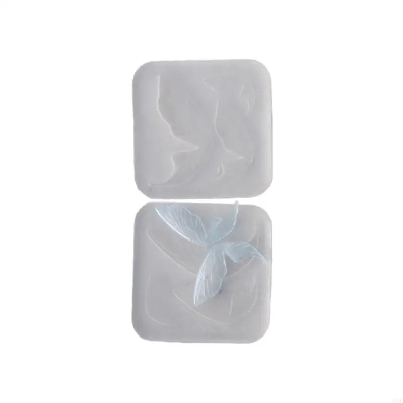 41XB Butterfly Ear Silicone Mold for Resin Jewelry Handmde Wing Pendant Mould Decor