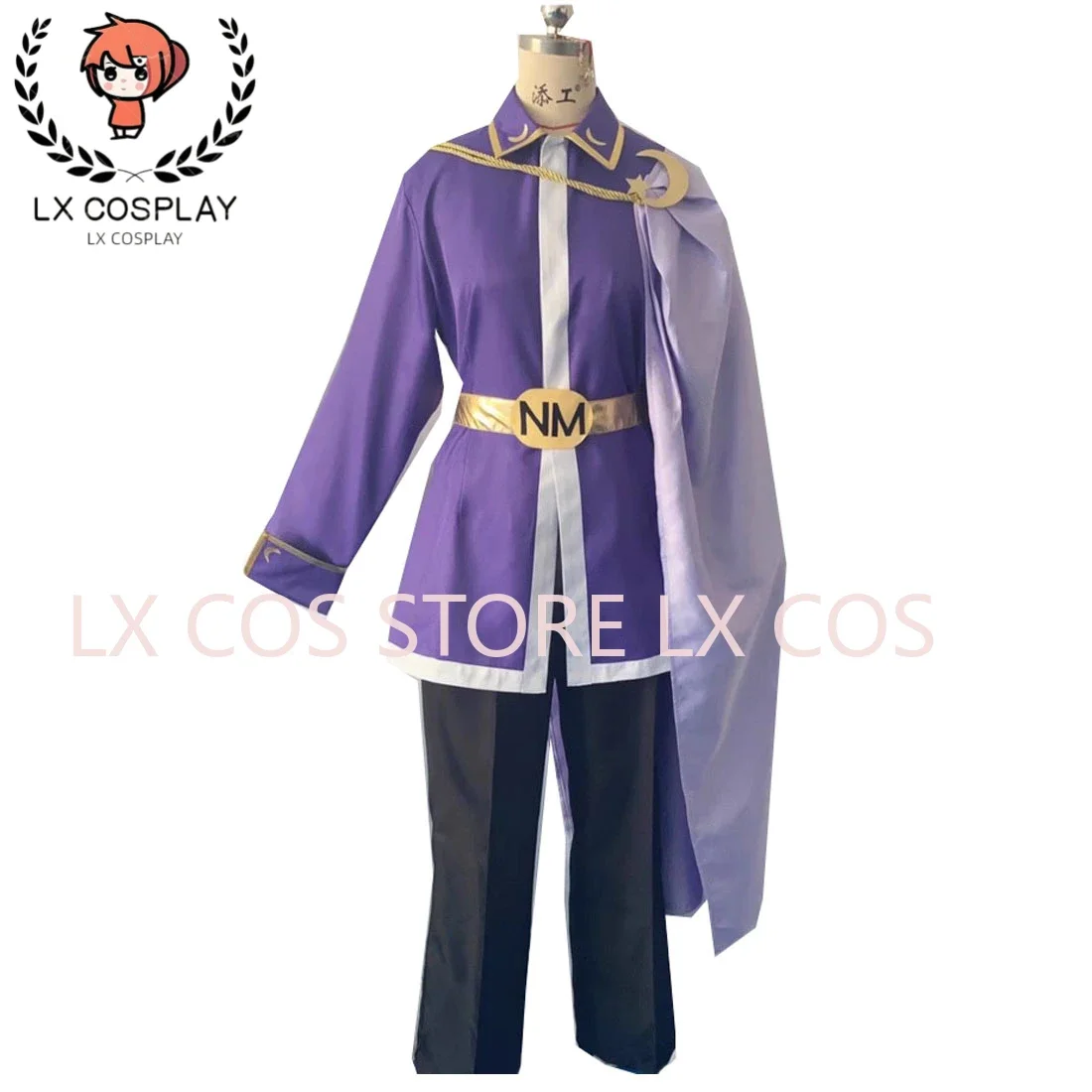 

Anime Nightmare Sans Cosplay Costume Customized size