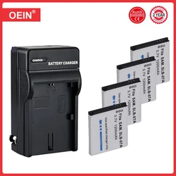 4Pcs SLB-07A Camera Battery With Charger For Samsung PL150 PL151 ST45 ST50 ST500 ST510 ST550 ST560 ST600 TL90 TL100 TL205 TL210