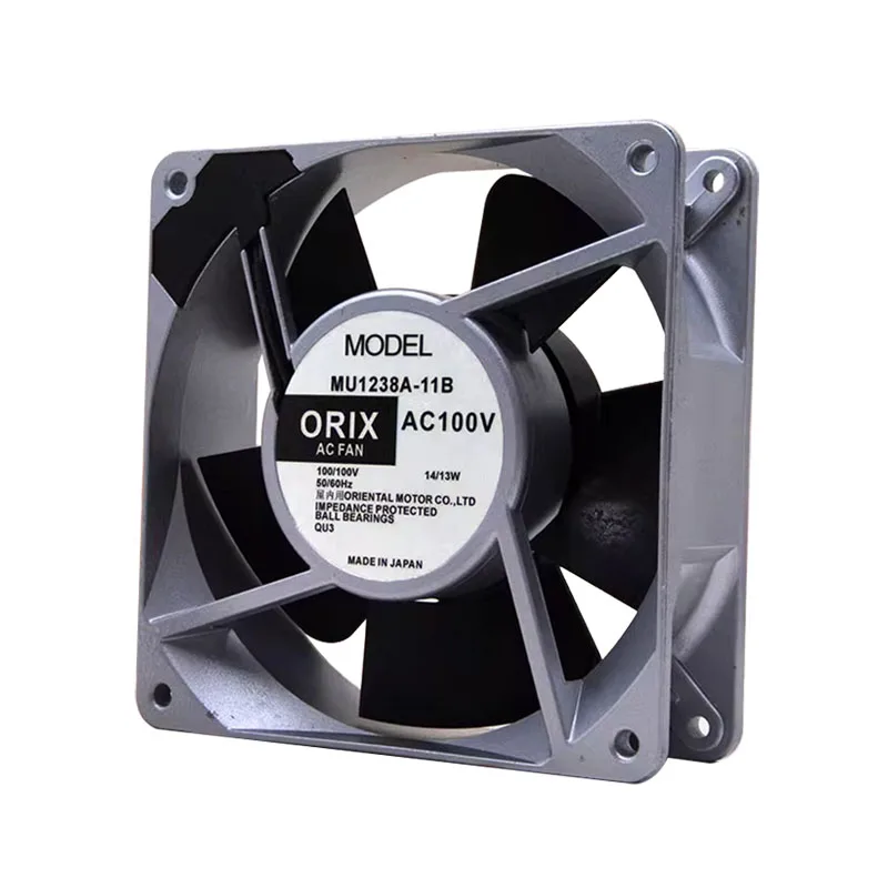 

НОВЫЙ ОРИГИНАЛЬНЫЙ MU1238A-11B AC 100 В 14 Вт/13 Вт 12038 120*120*38 мм 12 см охлаждающий вентилятор радиатор