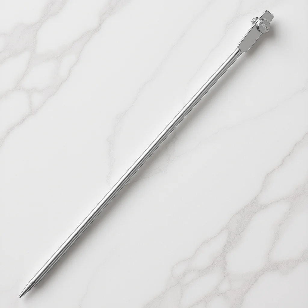 دبوس تأريض حديدي خفيف الوزن، قضيب كهربائي متين لهوائي السياج الخارجي، قضيب تأريض سهل التركيب