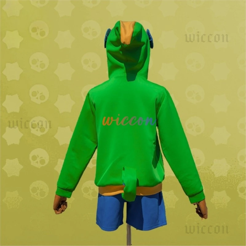 ستار ليون كوسبلاي الأسطوري هوديس براولز الزي الموحد أنيمي للجنسين شورت علوي من القماش كاندي الهالوين ملابس لعب الأدوار #5