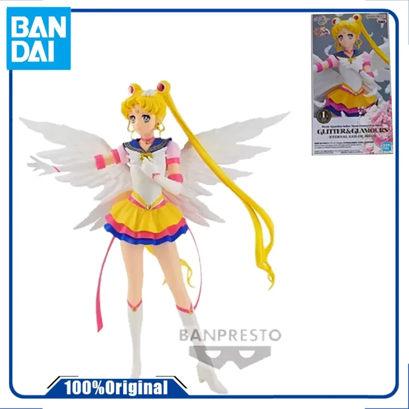 

Bandai Sailor Moon Shiny Venus Tsukino Usagi GLITTER GLAMOURS Аниме Фигурка ИгрушкаПодарок Коллекционная модель Украшения