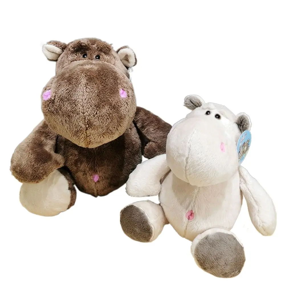 Children Stuffed Animals Hippo Stuffed Toy Plush Doll Couple Toy Hippopotamus Plush Toys 25/35cm Soft Boys and Girls