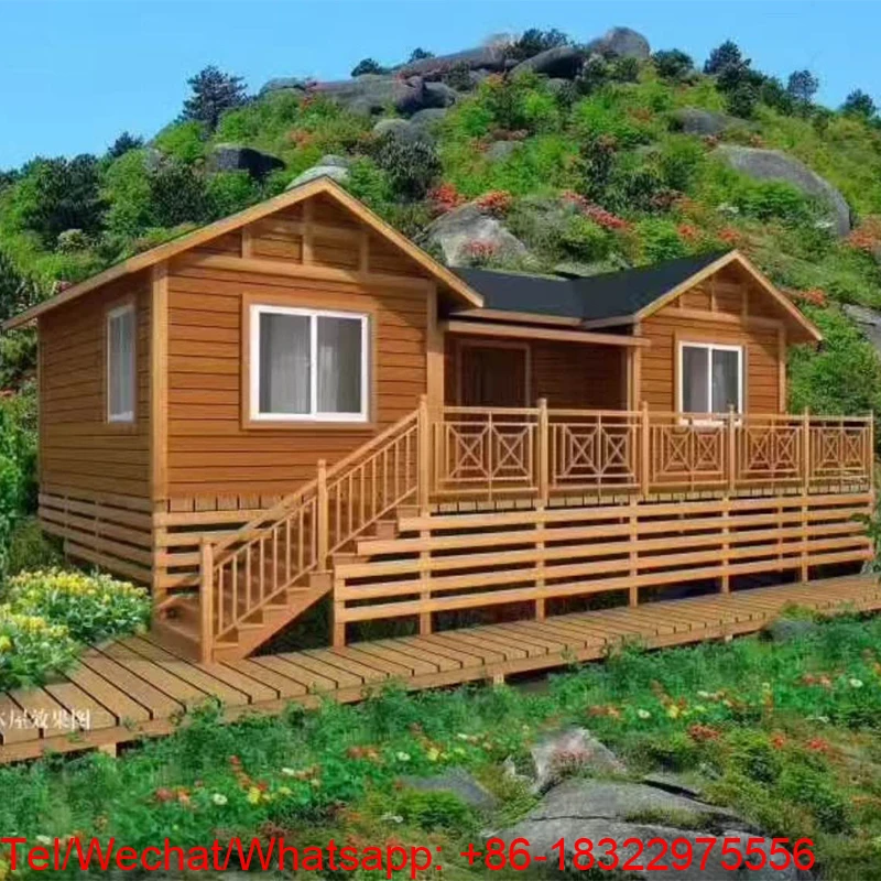 Casa prefabricada de madera para vivir, casa de jardín de madera, cabina de madera para exteriores, casa de jardín prefabricada, chalete al aire libre, cabina