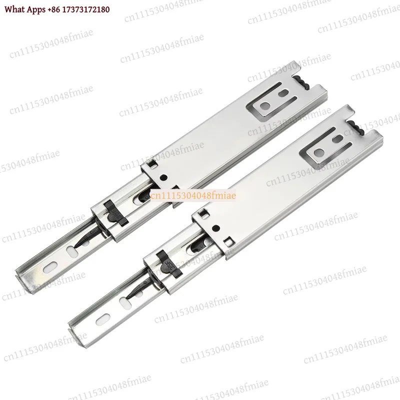2pcs 5in Mini Short Drawer Slides Full Extension Guide Rail for Kitchen Cupboard Cabinet Furniture Hardware