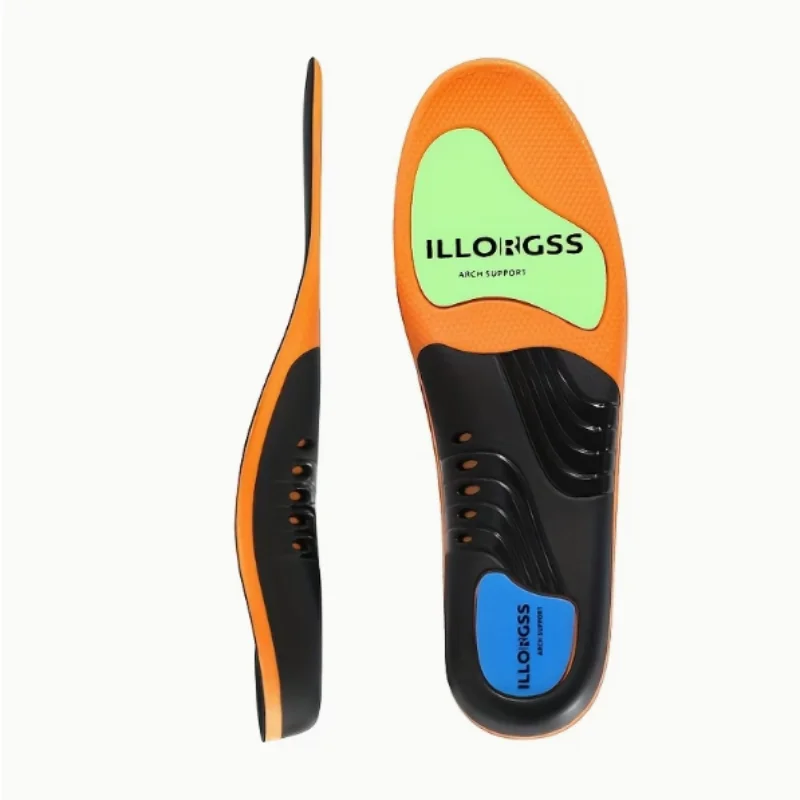 Four-Season Arch Support Insoles High-Density TPU Torsion Support for Running Shoes Highly Resilient, Breathable, and Comfortabl