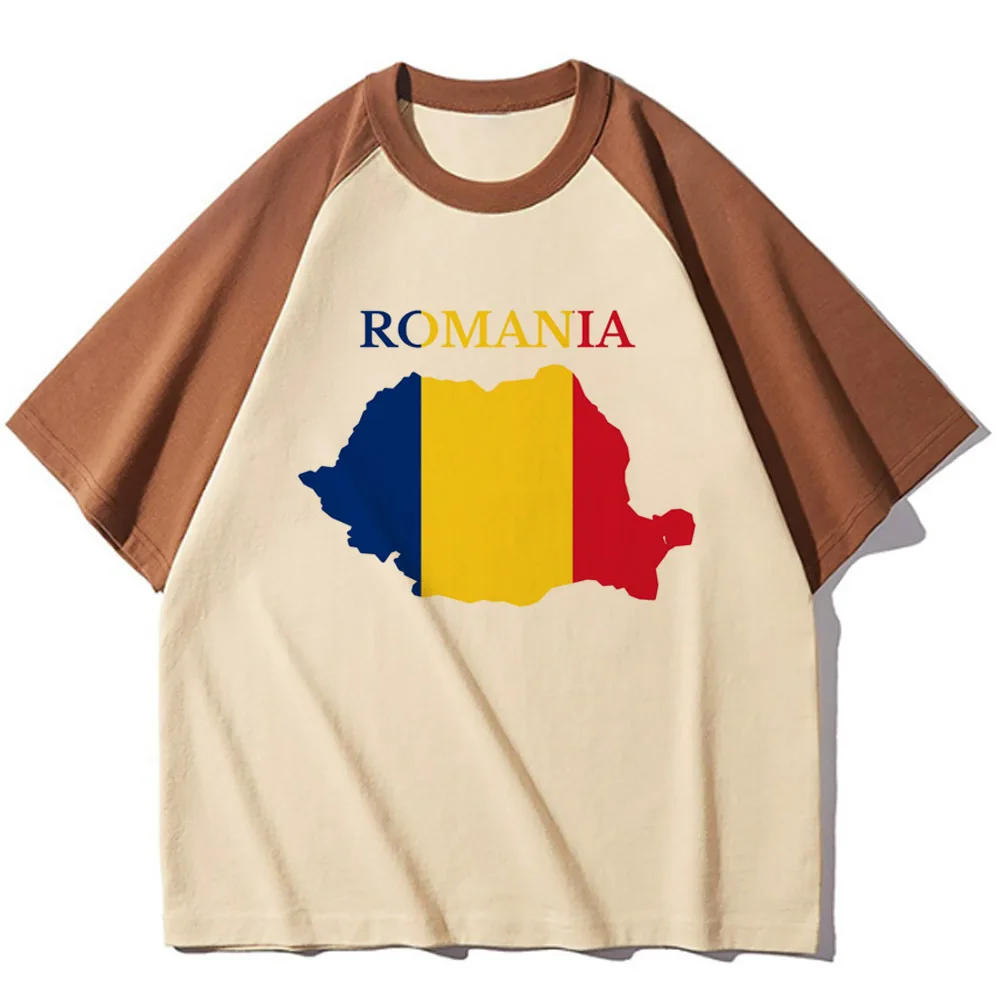 

Romania tshirt women quick dry stretchy harajuku tshirt girl comic clothing
