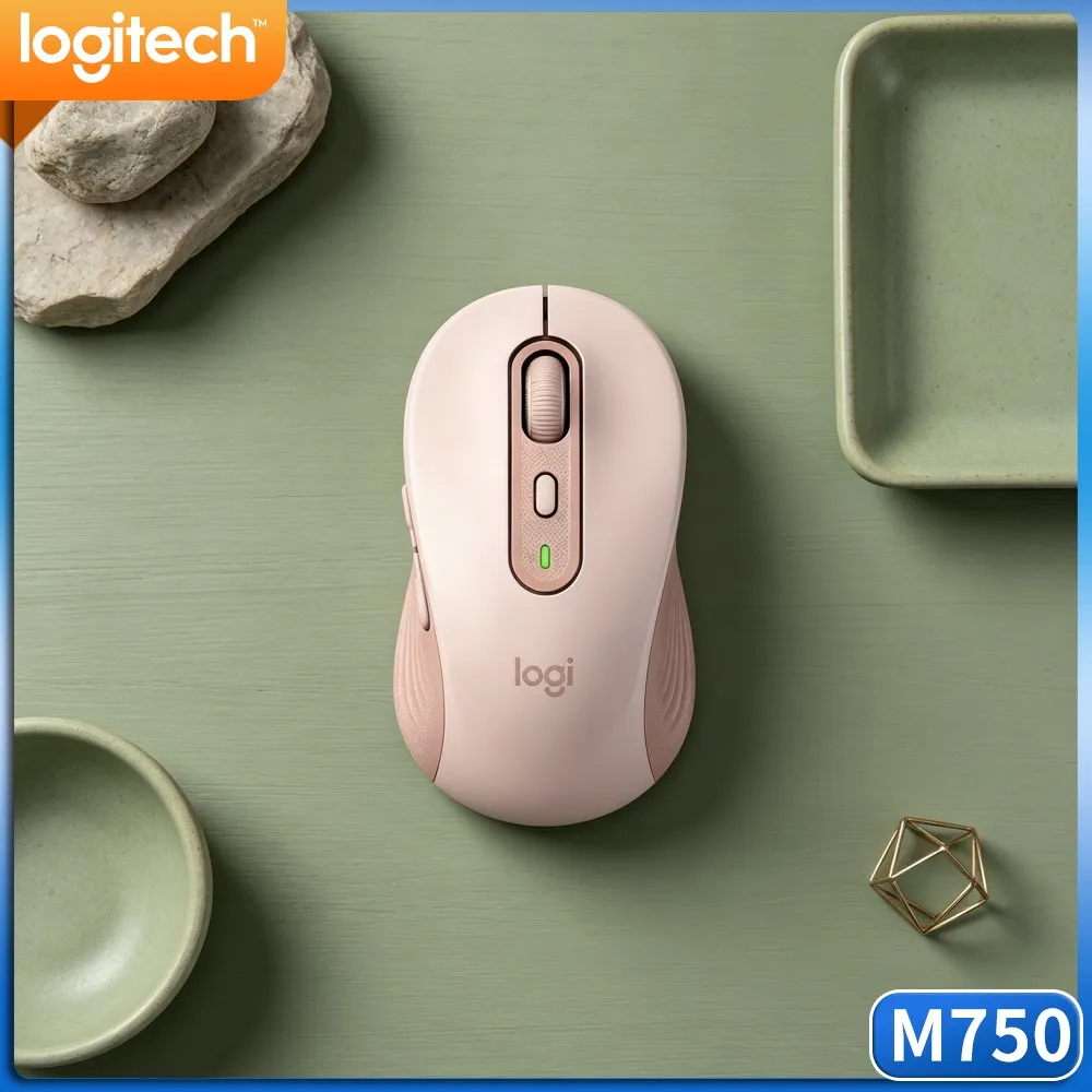Logitech M750 Wireless Mouse 90 Percent Noise Reduction 4000 DPI Precision Three Device Quick Sync Pad Practical Pick Tool
