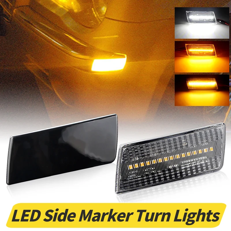 

Canbus LED Side Marker Lights For Chrysler 300 300C,Front Turn Signal Indicator Blinker Lights 2005-2014 OEM#4805860AA 4805861AA