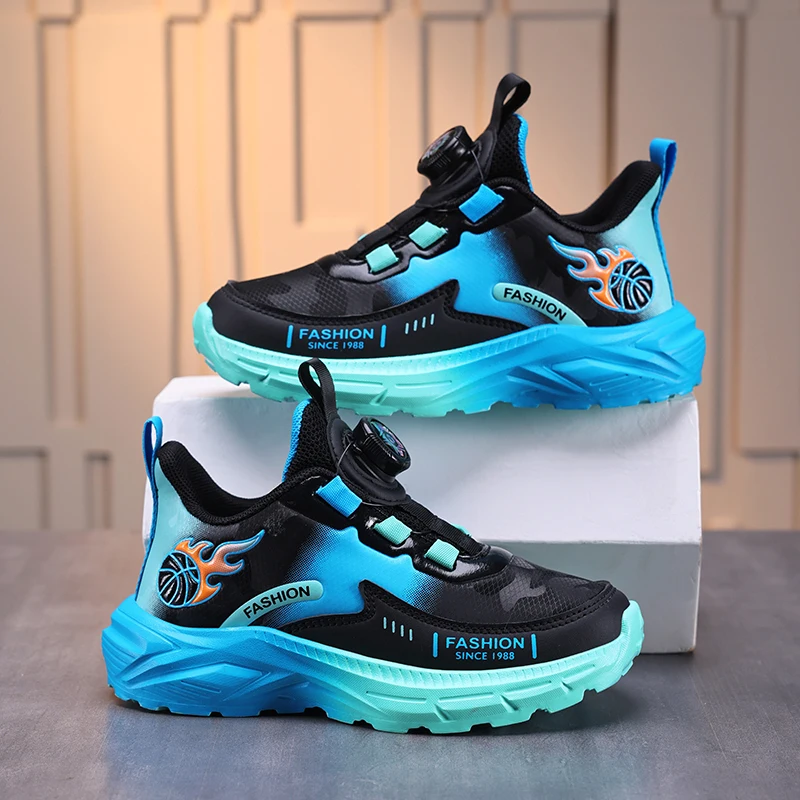 

New Design Autumn Children Shoes Boys Sneaker 4 To 10 Years Fashion Printed Kids Casual Daily Walking Sneaker Boy Sports Shoes