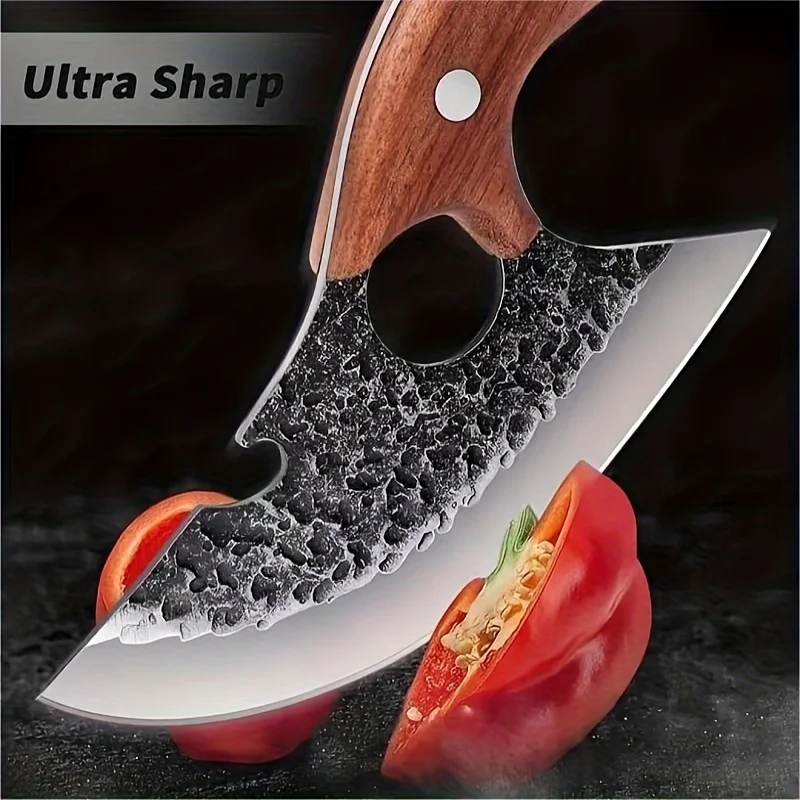 Boning Knife for Meat Cutting Small Meat Knife With Bottle Opener  Hand Forged Full Tang Knife for Kitchen Chef Knife